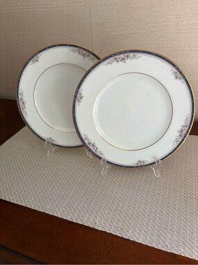 Lot Of 2~ Vintage Noritake 3763 Ontario 8 1/4" Salad/Desert/Luncheon Plates